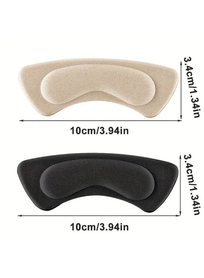 Thick Cushioned Anti Slip Shoe Insoles 6pcs Black Beige Khaki Shock Absorbing All Day Comfort - Image 4